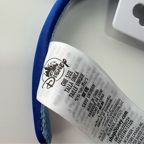 Disney Parks Blue Floral with red roses Country style Minnie Mouse Ears NWT - Picture 4 of 4